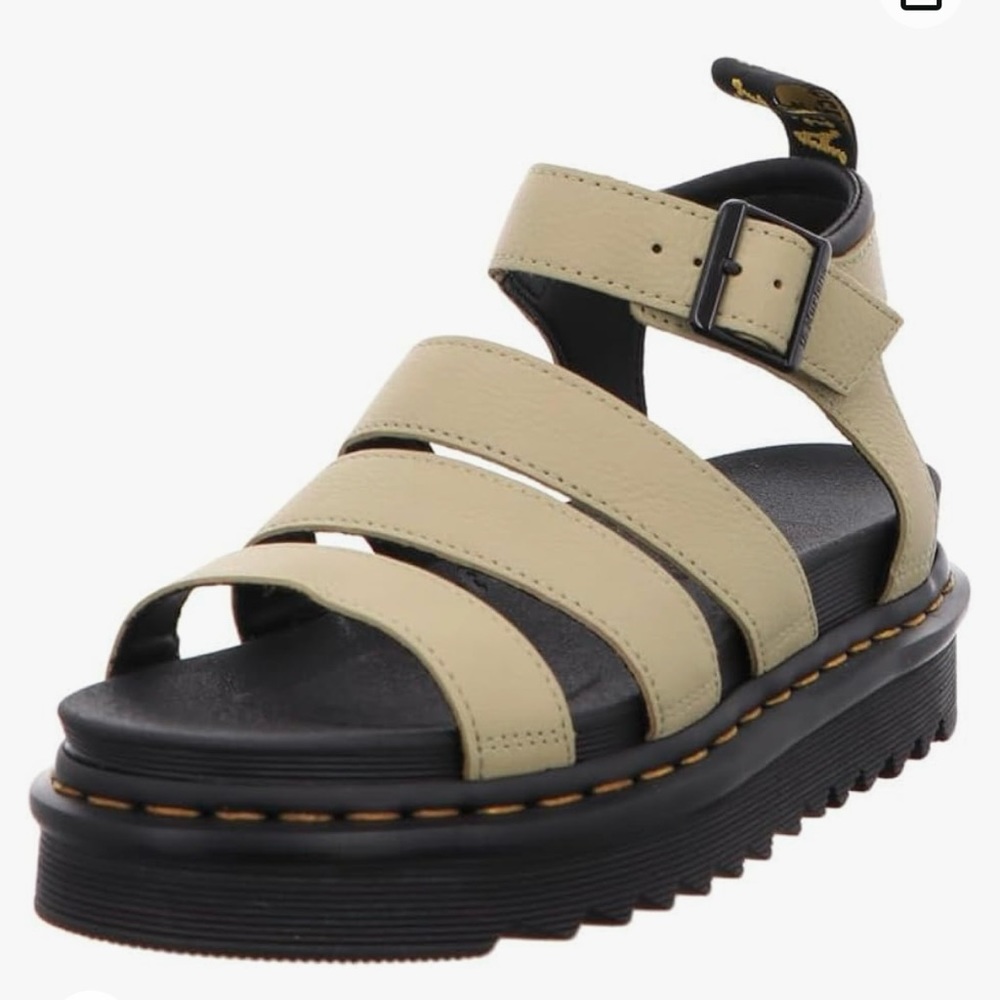 Dr. Martens Women's Leather Blaire Brando Fisherman Platform Sandal - size 9